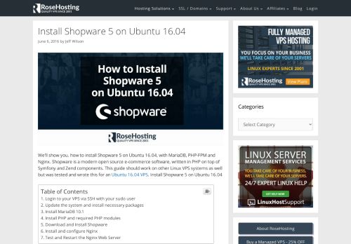 
                            12. Install Shopware 5 on Ubuntu 16.04 | RoseHosting