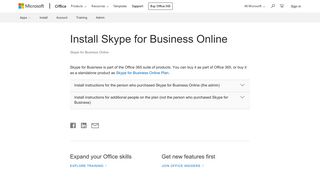 
                            7. Install Skype for Business Online - Skype for Business - Office Support