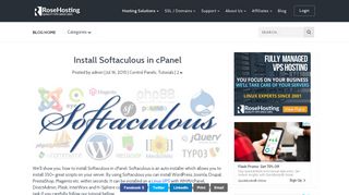 
                            6. Install Softaculous in cPanel | RoseHosting