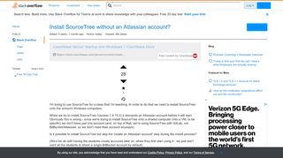
                            1. Install SourceTree without an Atlassian account? - Stack Overflow