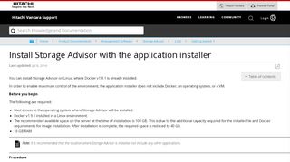 
                            10. Install Storage Advisor with the application installer - ...