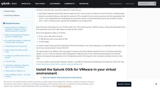 
                            2. Install the Splunk OVA for VMware - Splunk Documentation
