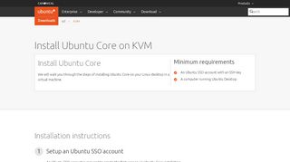 
                            12. Install Ubuntu Core on KVM | Ubuntu