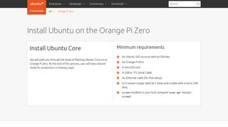 
                            12. Install Ubuntu Core on the Orange Pi Zero | Ubuntu