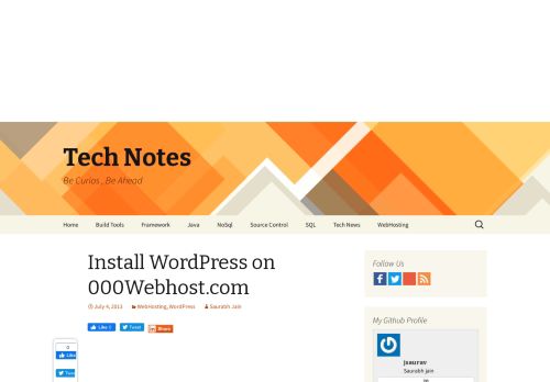 
                            11. Install WordPress on 000Webhost.com - Tech Notes