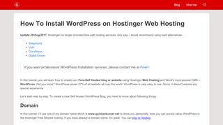 
                            8. Install WordPress on Hostinger Hosting - Step-by-Step Guide