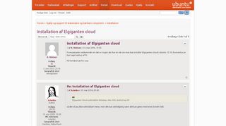 
                            12. Installation af Elgiganten cloud - Ubuntu Danmark support