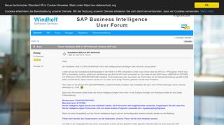 
                            11. Installation BOE 4.0 SP5 fehlerhaft - SAP BI Forum