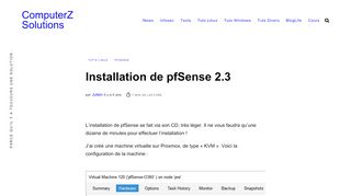 
                            8. Installation de pfSense 2.3 - ComputerZ Solutions