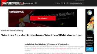 
                            11. Installation des Windows XP-Modus in Windows 8.1 - Schritt-für-Schritt ...