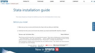 
                            2. Installation guide | Stata