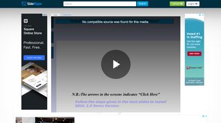 
                            8. Installation Guide to SOUL 2.0 Demo Version - ppt video online ...
