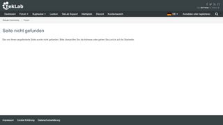
                            10. Installation - Handbuch - Support Forum - TekLab