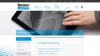 
                            12. Installation instructions | Benson Connect | Benson Radiology