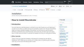 
                            7. Installation · roundcube/roundcubemail Wiki · GitHub