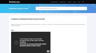 
                            8. Installation von Bitdefender Mobile Security auf Android-Geräten