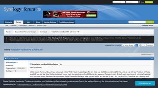 
                            4. Installation von EcoDMS auf einer 716+ - Synology Forum