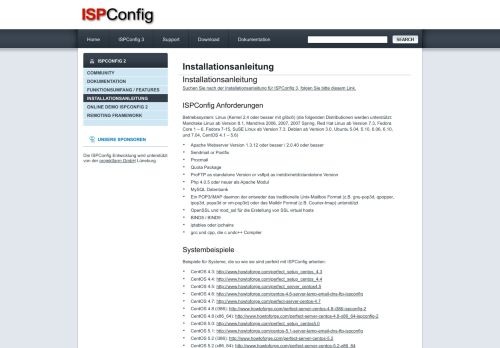 
                            11. Installationsanleitung « ISPConfig.de