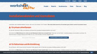 
                            7. Installationsdateien und Lizenzdaten - Worksheet Crafter