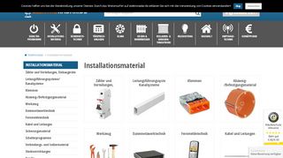 
                            3. Installationsmaterial | Elektroradar.de