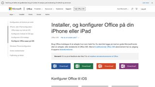 
                            10. Installer, og konfigurer Office på din iPhone eller iPad - Office Support