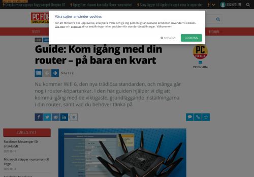 
                            11. Installera routern rätt – på bara en kvart - PC för Alla