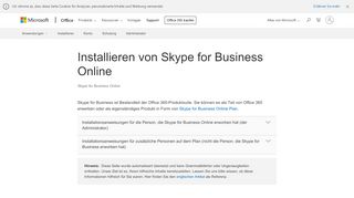 
                            1. Installieren von Skype for Business Online - Skype for Business