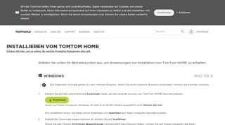 
                            1. Installieren von TomTom HOME - TomTom Support