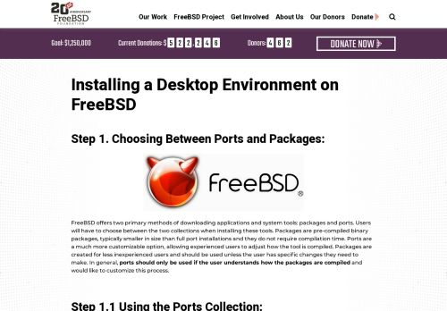
                            7. Installing a Desktop Environment on FreeBSD | FreeBSD Foundation