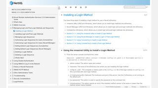 
                            4. Installing a Login Method - NetIQ
