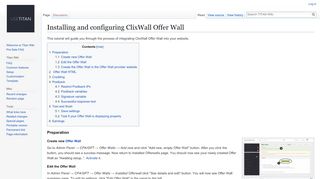 
                            11. Installing and configuring ClixWall Offer Wall - TITAN Wiki