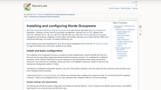 
                            11. Installing and configuring Horde Groupware [Razvan's wiki]