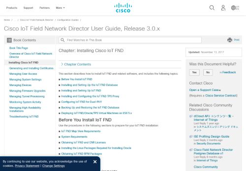 
                            12. Installing Cisco IoT FND