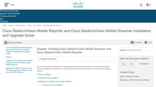 
                            10. Installing Cisco StadiumVision Mobile Streamer and Cisco ...