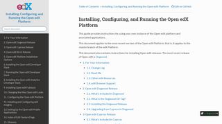 
                            10. Installing, Configuring, and Running the Open edX Platform - EdX Docs