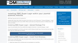 
                            7. Installing DMC Super Login within your Joomla! powered website