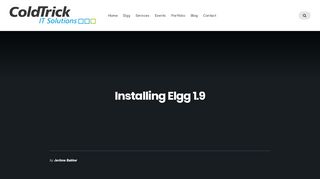 
                            10. Installing Elgg 1.9 - ColdTrick IT Solutions