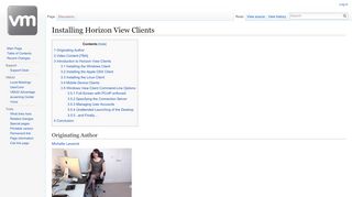 
                            10. Installing Horizon View Clients - vmWIKI - Michelle Laverick...