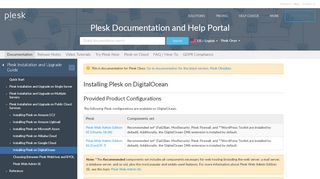 
                            5. Installing Plesk on DigitalOcean - Plesk Documentation