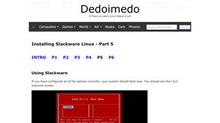 
                            10. Installing Slackware Linux - Part 5 - Dedoimedo