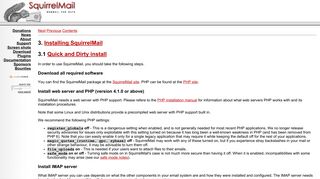 
                            3. Installing SquirrelMail - SquirrelMail - Webmail for Nuts!