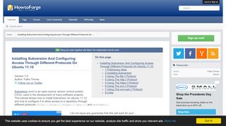 
                            11. Installing Subversion And Configuring Access Through Different ...