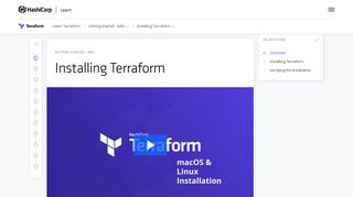 
                            12. Installing Terraform | Terraform - HashiCorp Learn