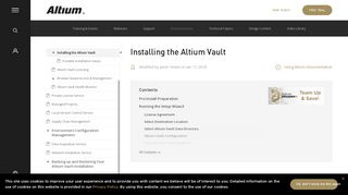 
                            12. Installing the Altium Vault | Online Documentation for Altium Products