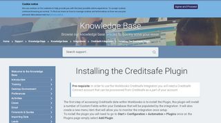 
                            8. Installing the Creditsafe Plugin | Workbooks CRM