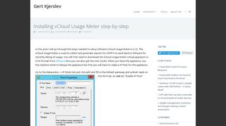 
                            8. Installing vCloud Usage Meter step-by-step | Gert Kjerslev