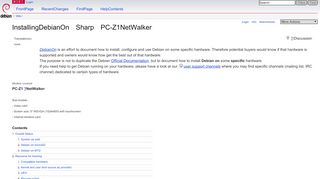 
                            12. InstallingDebianOn/Sharp/PC-Z1NetWalker - Debian Wiki
