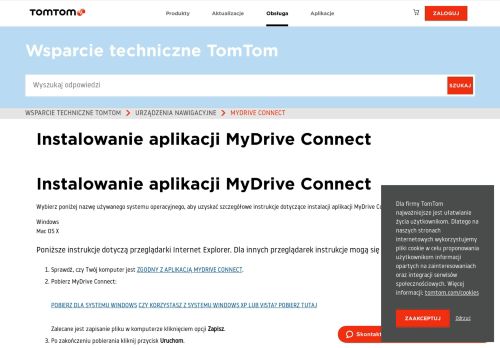 
                            2. Instalowanie aplikacji MyDrive Connect