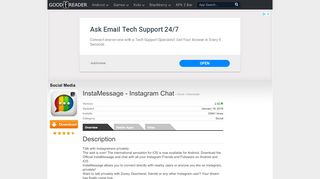 
                            7. InstaMessage - Instagram Chat - GoodeReader app store
