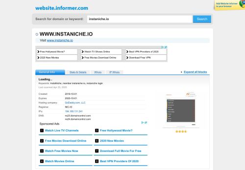 
                            11. instaniche.io at WI. InstaNiche - Website Informer